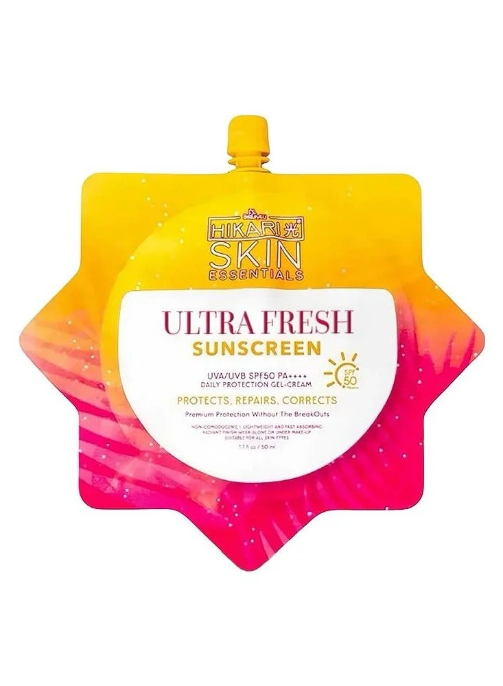 Hikari Ultra Fresh Sunscreen SPF50 - 50ml - Image 1