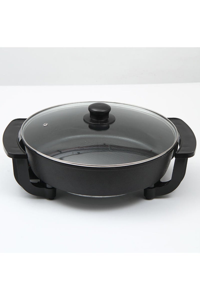 JEC Multifunction Electric Frying Pan, Electric Skillet, Non-stick,  Black - Image 1