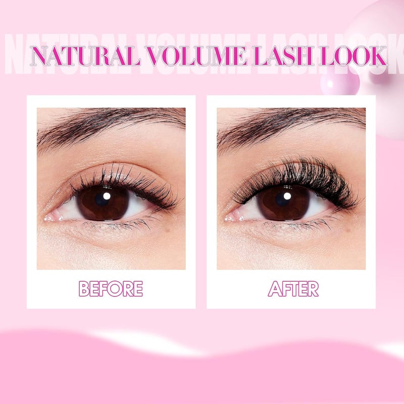 FADLASH Lash Extension Kit 40D Lash Clusters C Curl Lash Cluster Kit DIY Eyelash Extension Kit with Lash Bond and Seal Lash Tweezer 3D Fluffy Cluster Lashes (Kit, 40D-0.07C-Mix8-20) Storage transit efficiency build - Image 4