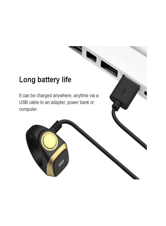 ريبنيو حلقة تسبيح ذكر لايت الذكية، صلاة المسلمين، تذكير توقيت الصلاة، شاشة OLED عداد التسبيح، حلقة ذكية، مقاومة للماء - أخضر 20 مم. - Image 3