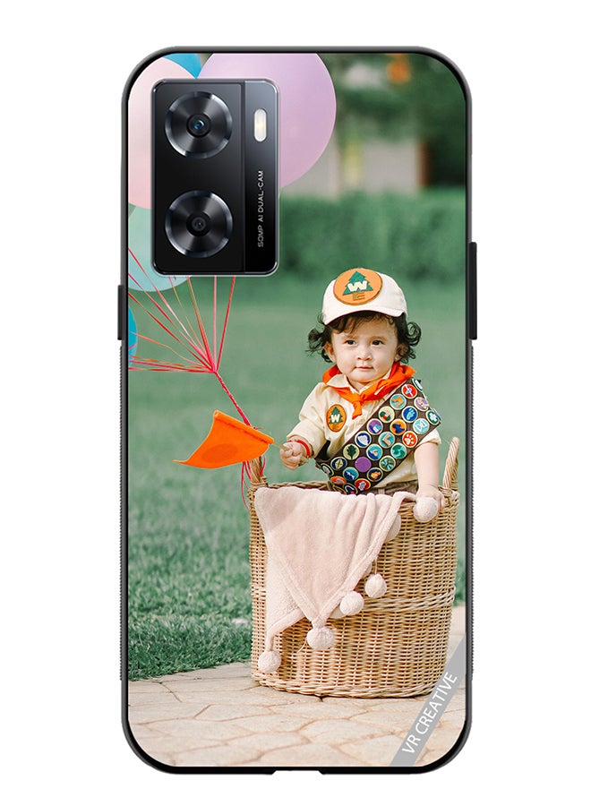 VR CREATIVE Protective Case Cover For Oppo A57/A77s Boy In Basket Design Multicolour - Image 1