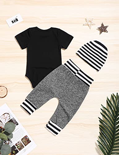 Fommy Baby Boy Clothes 3-6 Months Infant Summer Clothing Cotton Short Sleeve Romper Pants Baby Clothes Boy Cute Baby Outfits for Boys - Image 5