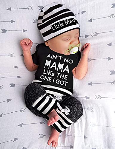 Fommy Baby Boy Clothes 3-6 Months Infant Summer Clothing Cotton Short Sleeve Romper Pants Baby Clothes Boy Cute Baby Outfits for Boys - Image 2