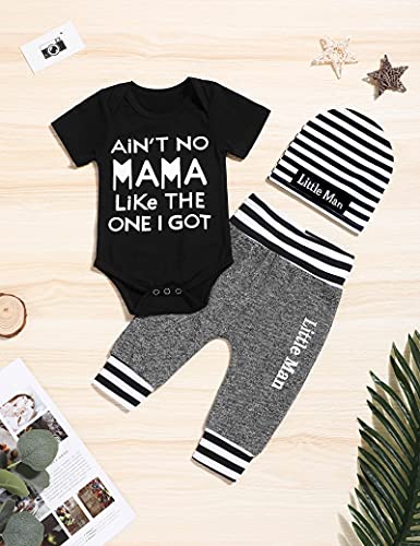 Fommy Baby Boy Clothes 3-6 Months Infant Summer Clothing Cotton Short Sleeve Romper Pants Baby Clothes Boy Cute Baby Outfits for Boys - Image 4