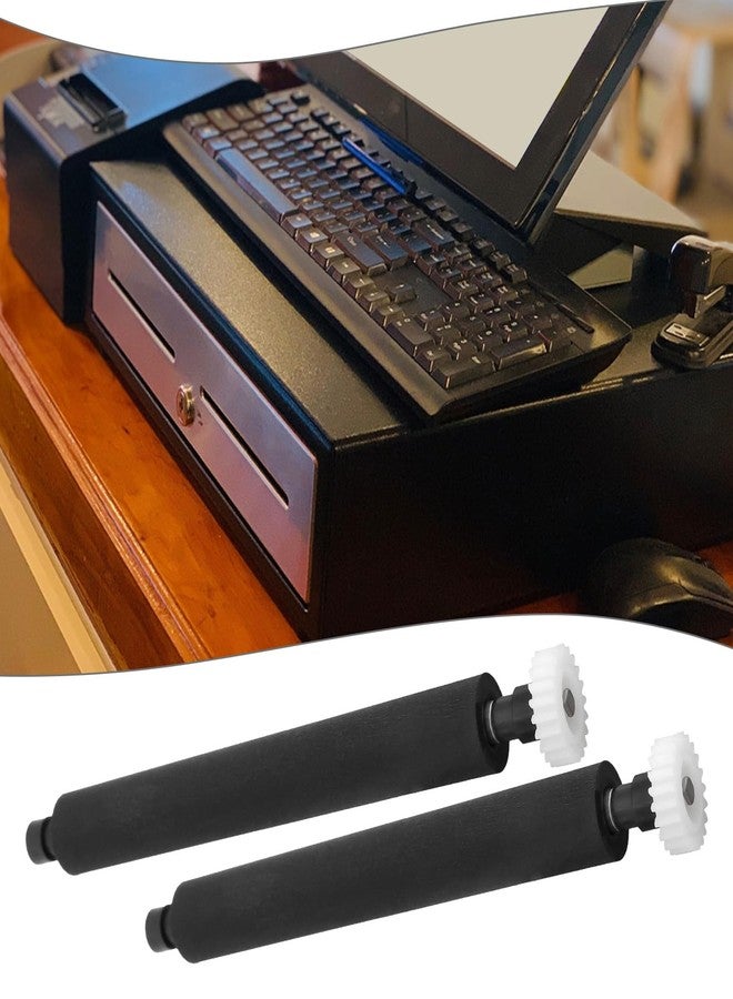 Briny River 2pcs 21T 64mm Mini POS Paper Roller Printer Roller Compatible with Clover Flex Printer Roller Thermal Printer Z-line Z8 Z9 Z11 - Image 3