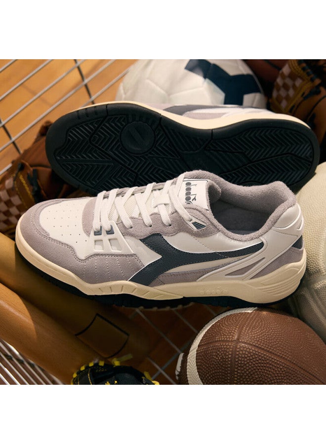 Diadora Men's And Women's Low-top Sports Casual Shoes B.action, Snowflake Gray/air Gray/iron Gray, Size 39 - Image 3