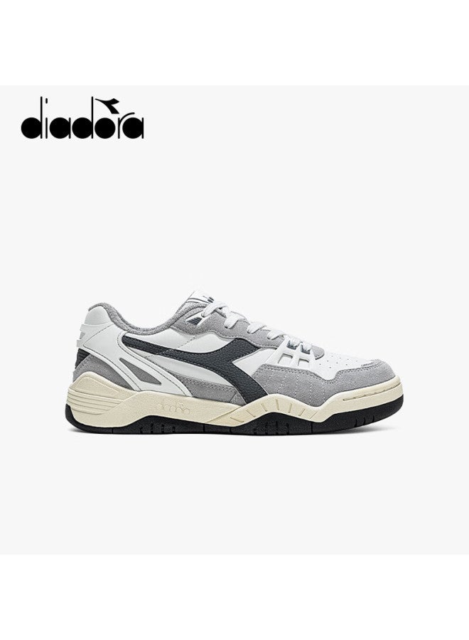 Diadora Men's And Women's Low-top Sports Casual Shoes B.action, Snowflake Gray/air Gray/iron Gray, Size 39 - Image 4