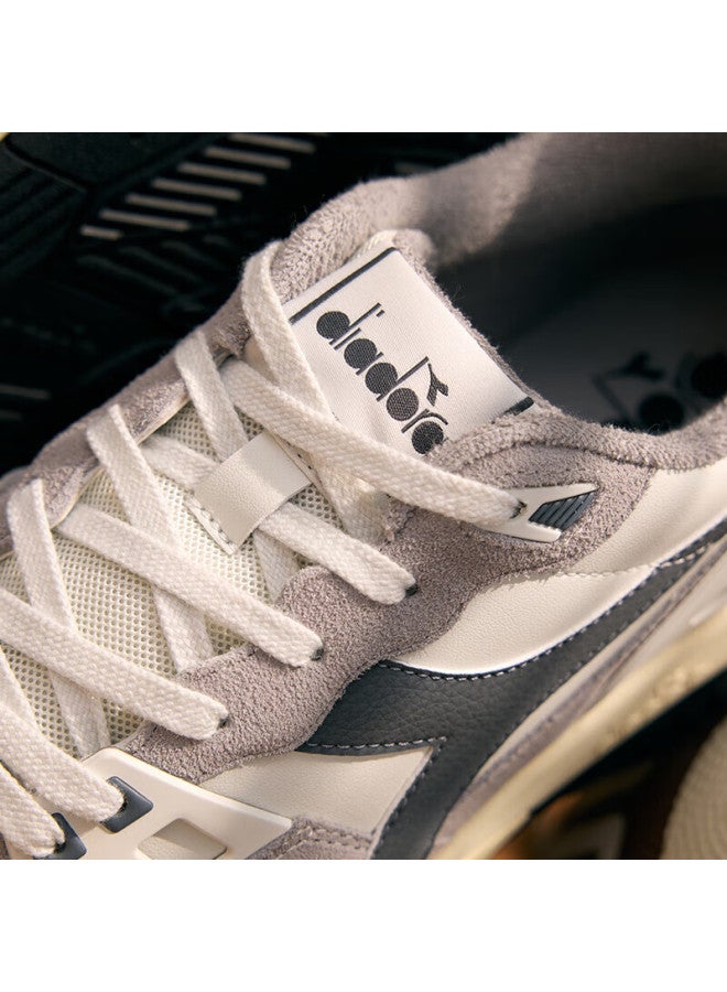 Diadora Men's And Women's Low-top Sports Casual Shoes B.action, Snowflake Gray/air Gray/iron Gray, Size 39 - Image 2