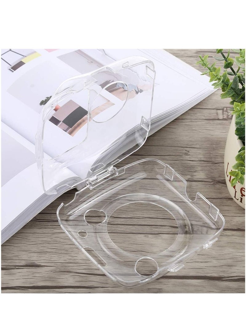 Protective Case Compatible with Fujifilm Instax Square SQ10 Instant Film Camera/Crystal Hard Shell PVC Protective Cover Carrying Cover/with Adjustable Shoulder Strap -Clear - Image 3