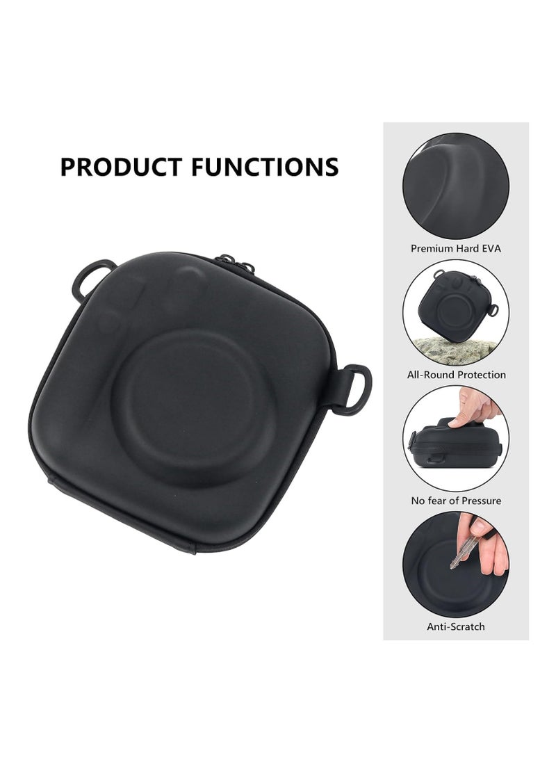 General Fujifilm Camera Bag, Instax Mini 99 12 11 9 8 7+ 40 90 25 50 70 Instant Camera, hard case protective case EVA Storage Cover Bag with adjustable shoulder strap  - Image 3