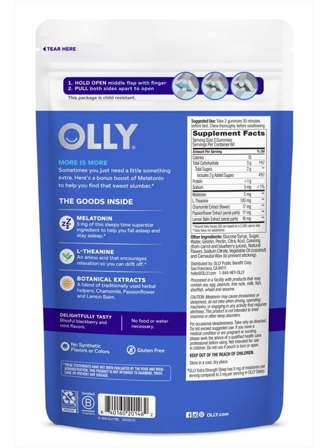 Olly Extra Strength Sleep 120 Gummies - Image 5