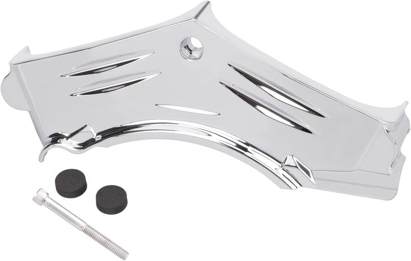 XMMT Motorcycle Chrome Cylinder Base Cover for Harley Softail, Touring, and Dyna Models - Image 1
