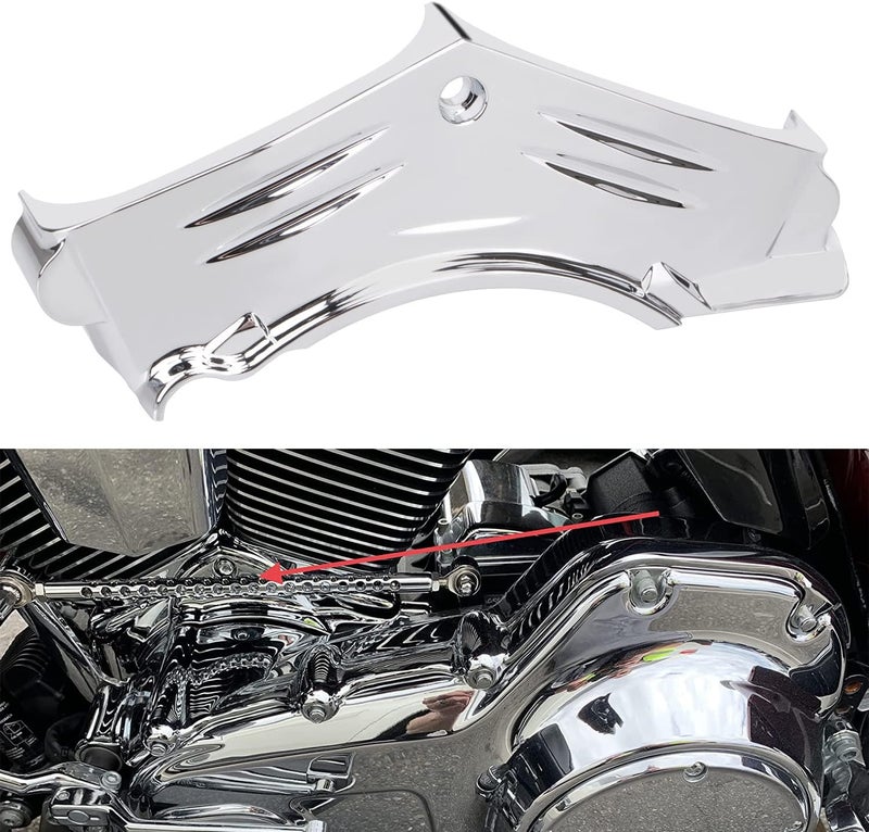 XMMT Motorcycle Chrome Cylinder Base Cover for Harley Softail, Touring, and Dyna Models - Image 2