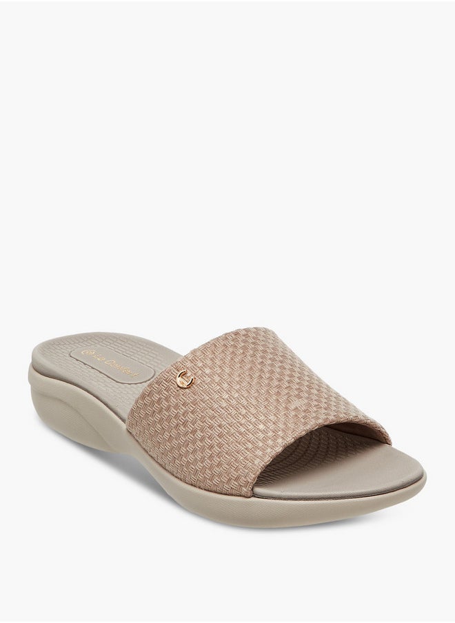 Le Confort Women's Textured Slip-On Sandals  - Image 2