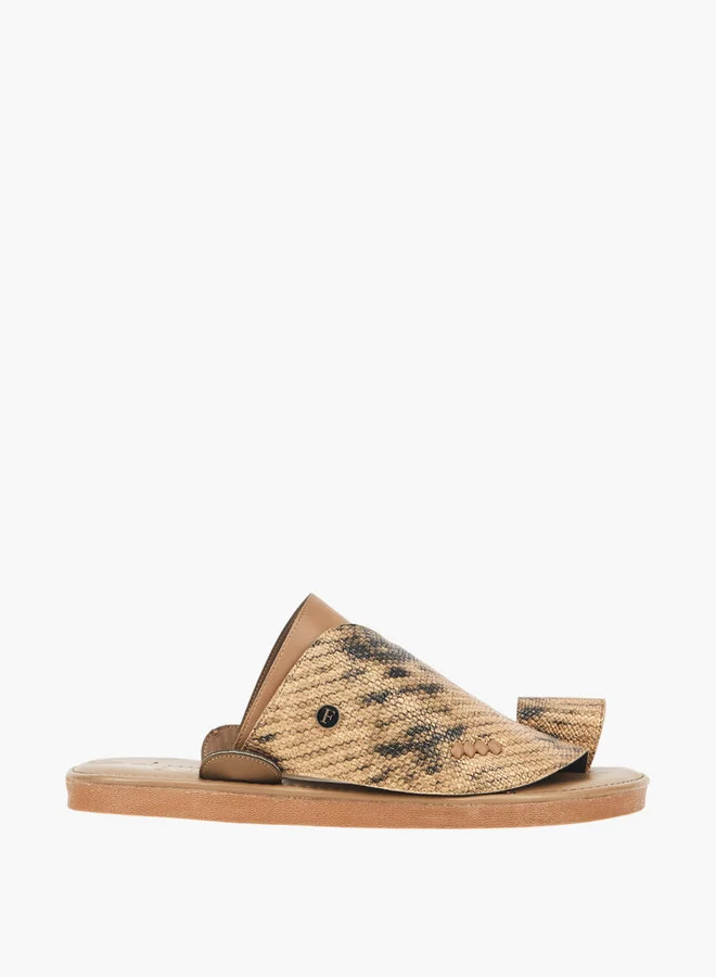 Al Waha Men's Arabic Sandals with Toe Loop - Ramadan Collection