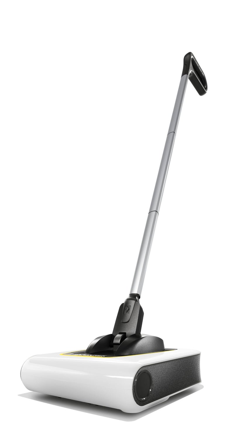 Krcher KB 5 Electric Floor Sweeper Broom for Carpets Hardwood Floors and Tiles Lightweight and Cordless Ideal for Fur Hair Dirt  Dust
