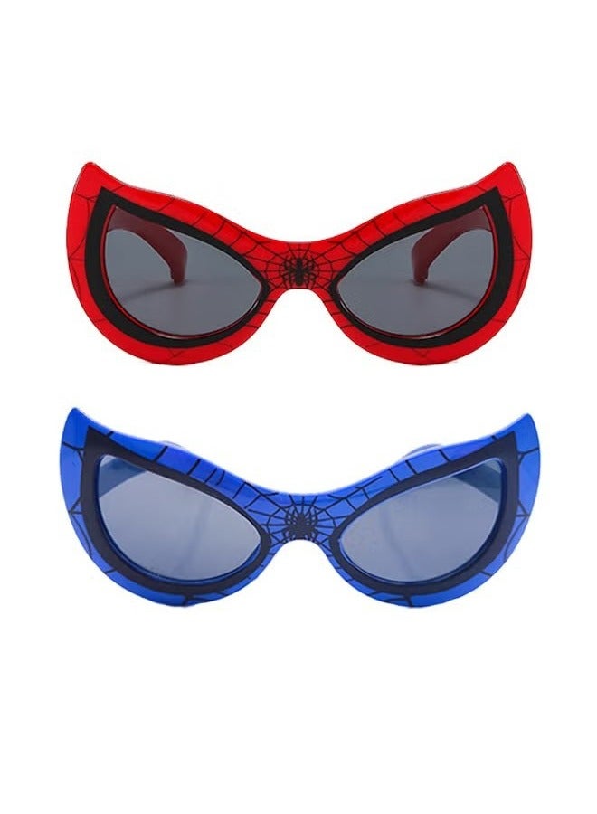 يا إلهي نظارة شمسية للأطفال 2: نظارات شمسية مضادة للأشعة فوق البنفسجية للصبي العنكبوت نظارات خارقة للكرتون نظارات شمسية للرجال والفتيات - Image 1