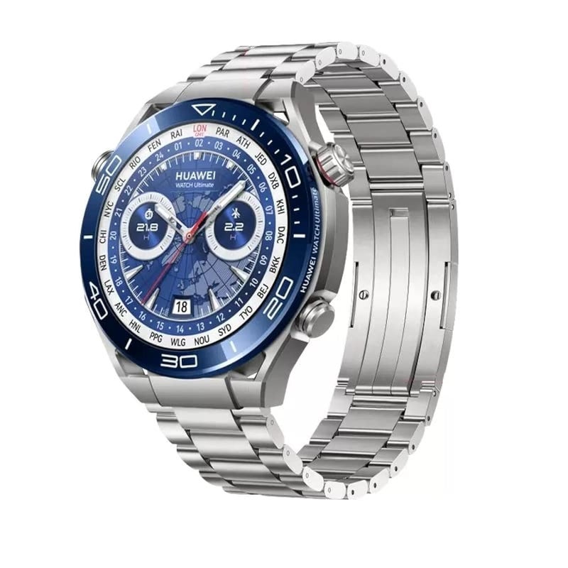 Dado سوار ساعة دادو 3 خرز من التيتانيوم متوافق مع ساعة هواوي ألتيميت، GT4، GT3/3 برو، GT2/2 برو، ووتش بودز، ووتش 4/3 46mm و 48mm، حزام مع مشبك طي مزدوج - Image 1