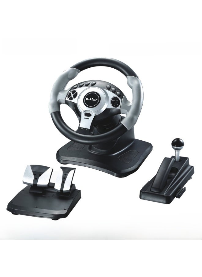 Generic Pc/swtch/ps4/ps3/xbox One/xbox 360/android Game Controller Wheel-Product Color:Silver Gray  - Image 4