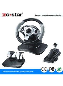 Pc/swtch/ps4/ps3/xbox One/xbox 360/android Game Controller Wheel-Product Color:Silver Gray