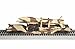 Bachmann Trains 52 Center Depressed Flat Car Desert Camouflage with Missile HO Scale - Image 3