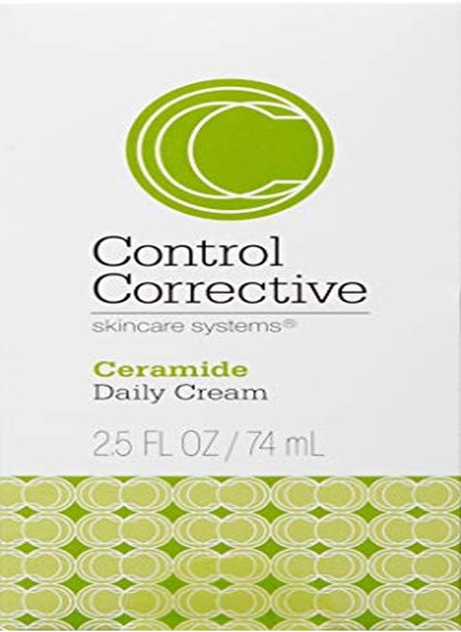 CONTROL CORRECTIVE SKIN CARE SYSTEMS - Control Corrective Ceramide Daily Cream | Light, Creamy Moisturizer Designed To Balance Skin | 2.5 Oz - Image 1