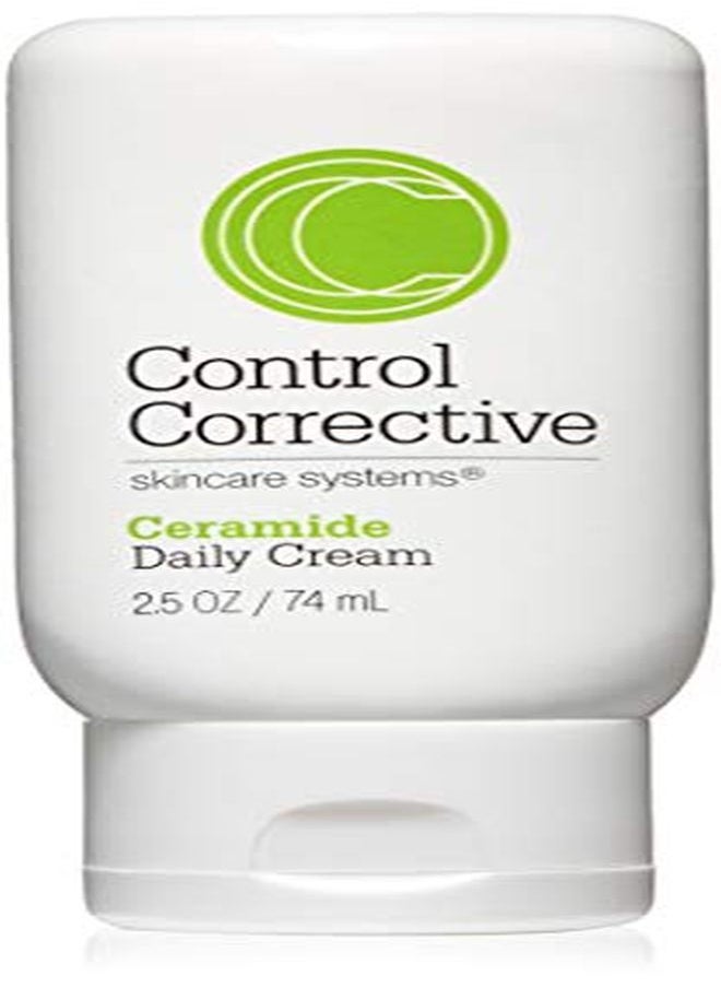 CONTROL CORRECTIVE SKIN CARE SYSTEMS - Control Corrective Ceramide Daily Cream | Light, Creamy Moisturizer Designed To Balance Skin | 2.5 Oz - Image 1
