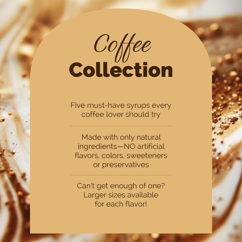 Monin - Gourmet Flavorings Premium Coffee Collection, Great for Coffee, Tea, and Lattes, Non-GMO, Gluten-Free (Caramel, Amaretto, French Hazelnut, Irish Cream, Vanilla) | 50 ml Per Bottle - Image 3