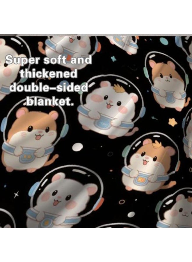general Baby and children's cartoon flannel thin blanket (warm and comfortable, suitable for sleep, game use) 70cm*100cm - Image 5