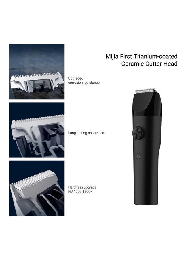 NIBEMINENT Electric Hair Cutter Wireless Clipper Black - Image 2