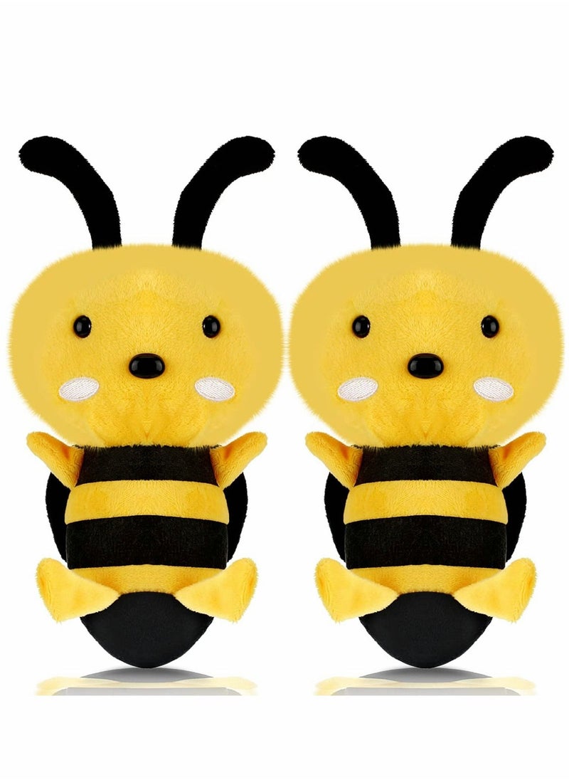 Generic - Bee Plush Toy, 2 Pcs Stuffed Honeybee Toy Bee Movie Plush Bee Stuffed Animal for Honey Bee Decor 1st Birthday Bee Themed Party, 7.87in/20cm - Image 1