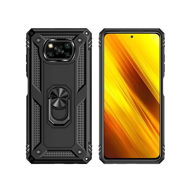 MS غطاء واقي بTPU+PC لـ redminote13pro/pocom6pro مع مغناطيس قوي وحامل قائم مع مقاوم للصدمات مع حماية من السقوط باللون أحمر مغناطيسي بوظيفة حامل من مادة TPU باللون الأحمر - Image 4