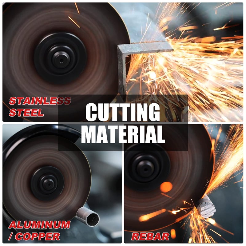 EZARC Cut Off Wheels 25 Pack, 3â€ x 1/16â€ x 3/8â€ Cutting Wheel, Metal & Stainless Steel Cutting Disc for Die Grinder - Image 5