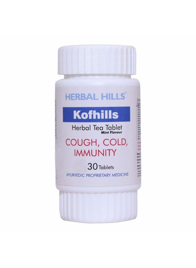 HERBAL HILLS Cough Tablet Kofhills 30 Tablets For Cough & Cold  - Image 1