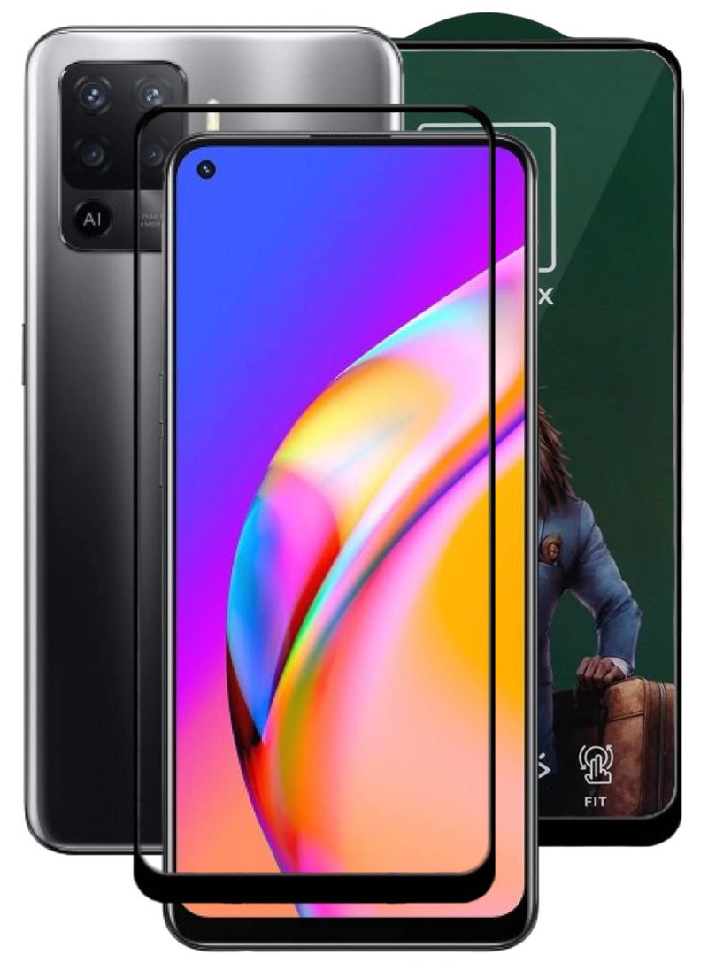 ACLIX Antistatic ESD Dustproof Premium Quality High Definition Tempered Glass Screen Protector Designed For Oppo A94 - Image 1