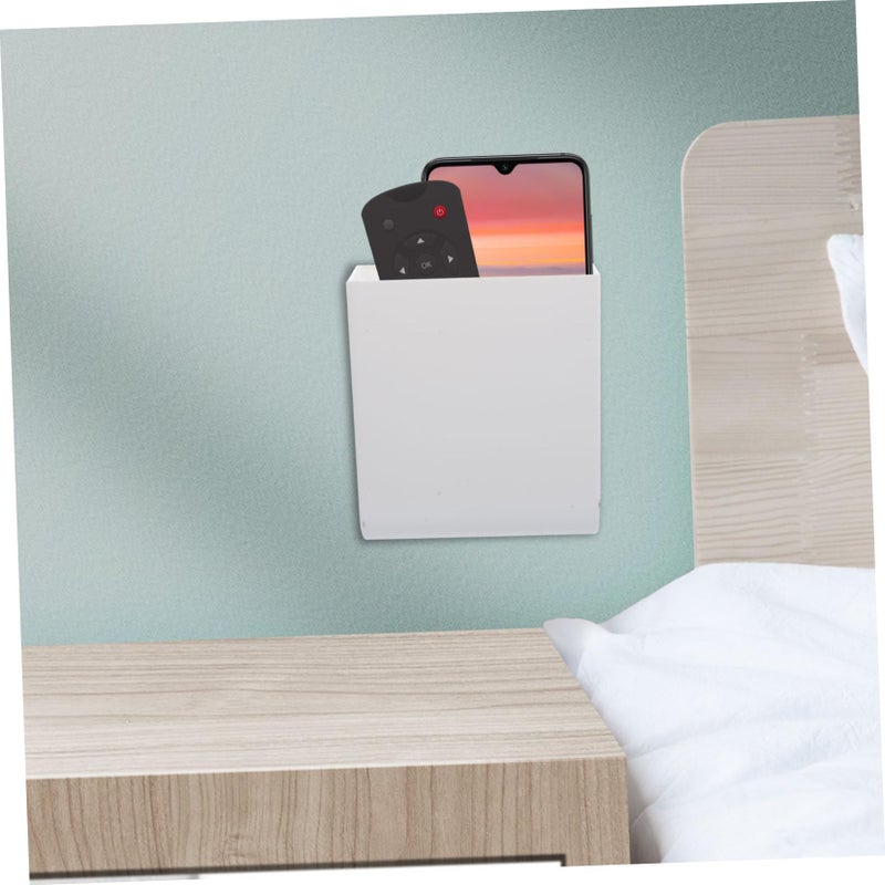 Wall Mounted Storage Organizer For Remote Controls Office Supplies Easy Installation Space Saving - Image 4