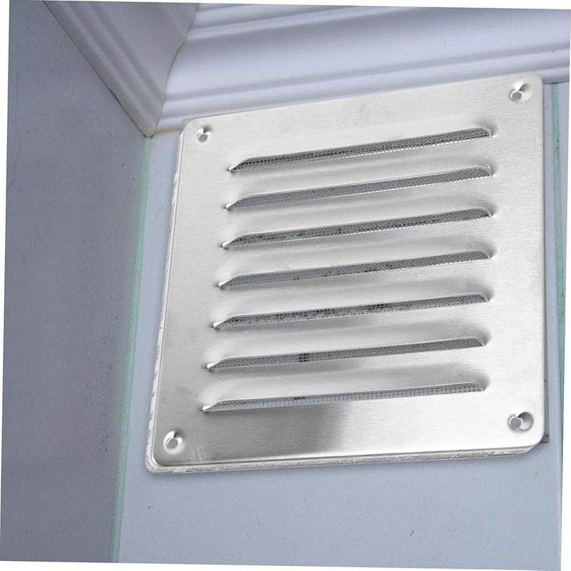 Stainless Steel Soffit Vent Grille Cover Fade Resistant Louvered Design For Efficient Airflow - Image 5