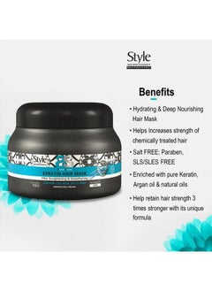 style aromatherapy Professional Keratin Treatment Hair Mask After Straightening & Smoothening 200 Ml  - Image 4