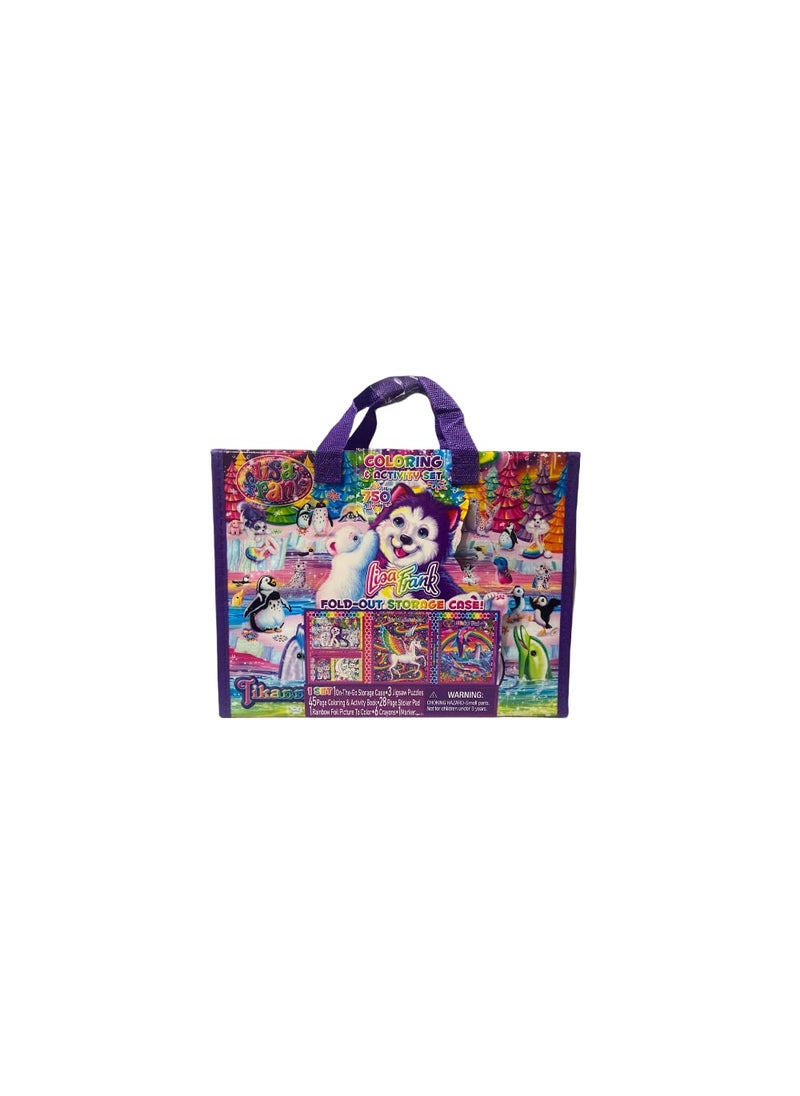 Bendon Bendon Lisa Frank Coloring  Activity Set with Fold Out Storage Case 
