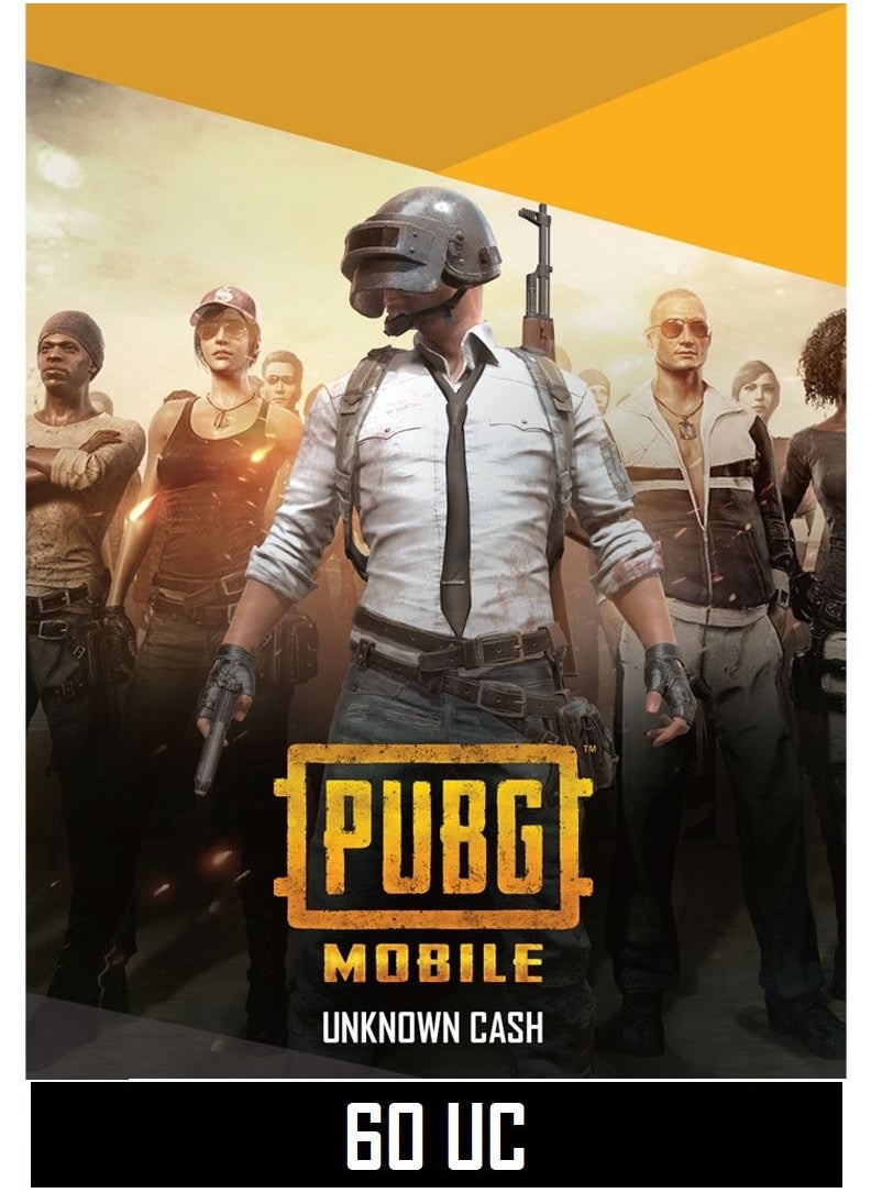 Generic - PUBG Mobile 60 UC UC Global  Digital Code (Delivery via SMS/WhatsApp) - Image 1