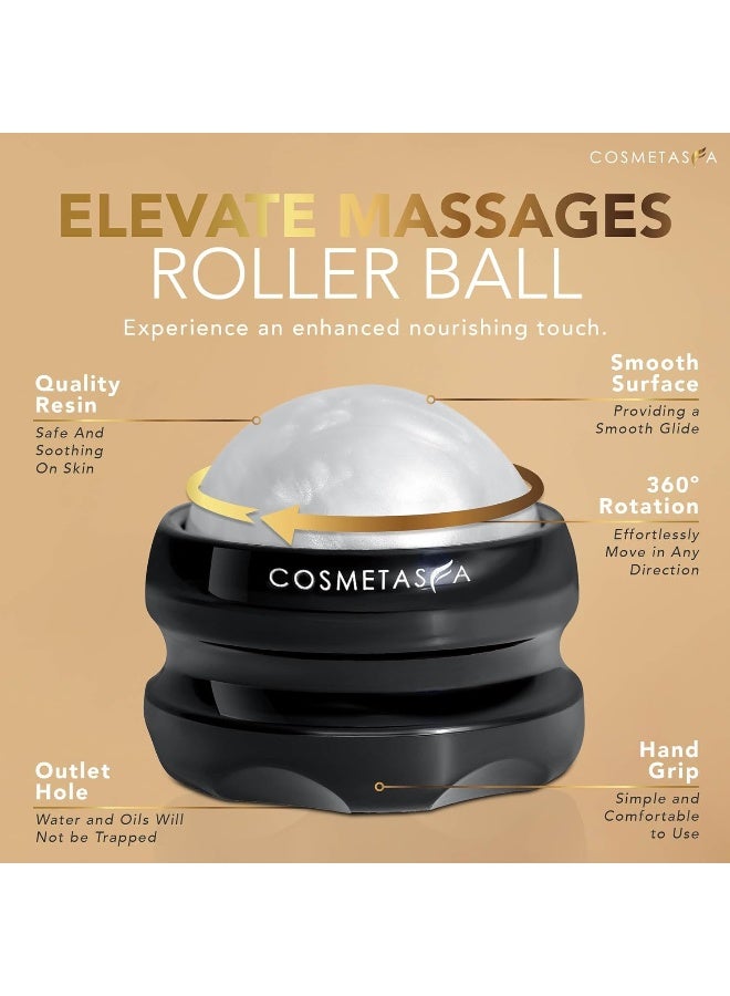 Sore Muscle Massage Oil With Massage Ball Roller