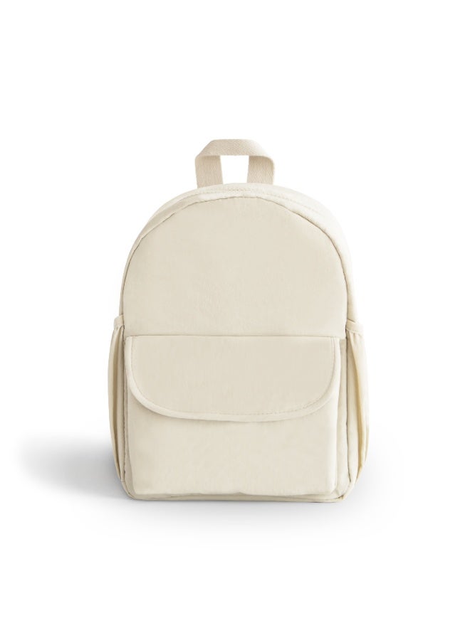 mushie Mushie Toddler Backpack -Fog (Beige)  - Image 3