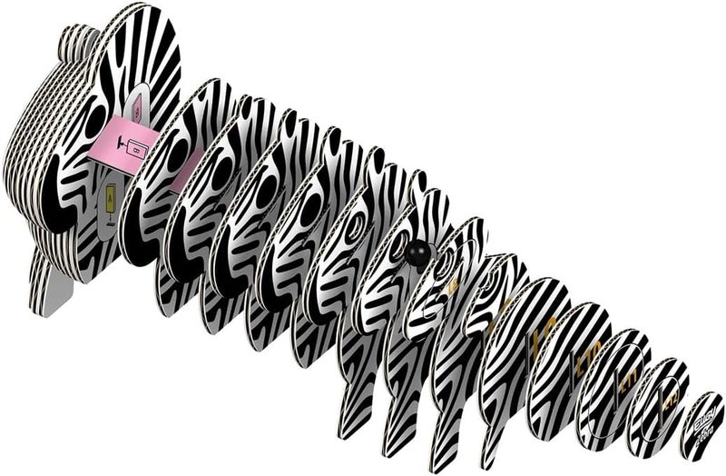 EUGY 011 Zebra Eco-Friendly 3D Paper Puzzle [New Seal] - Image 3
