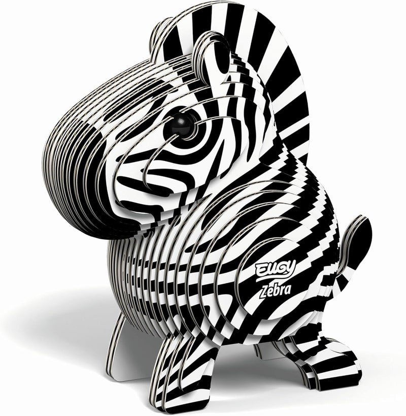 EUGY 011 Zebra Eco-Friendly 3D Paper Puzzle [New Seal] - Image 5