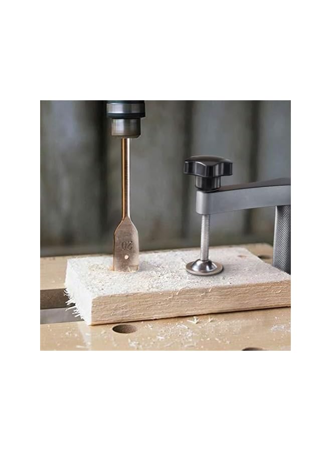 promass Bench Dog Clamps, 3/4 Inch Hold Fast Dog Hole Clamp for Woodworking, Adjustable Aluminum Alloy Quick Acting Dog Clamp for MFT Table, Hold Down Clamps - 2 Pack (20mm) - Image 3