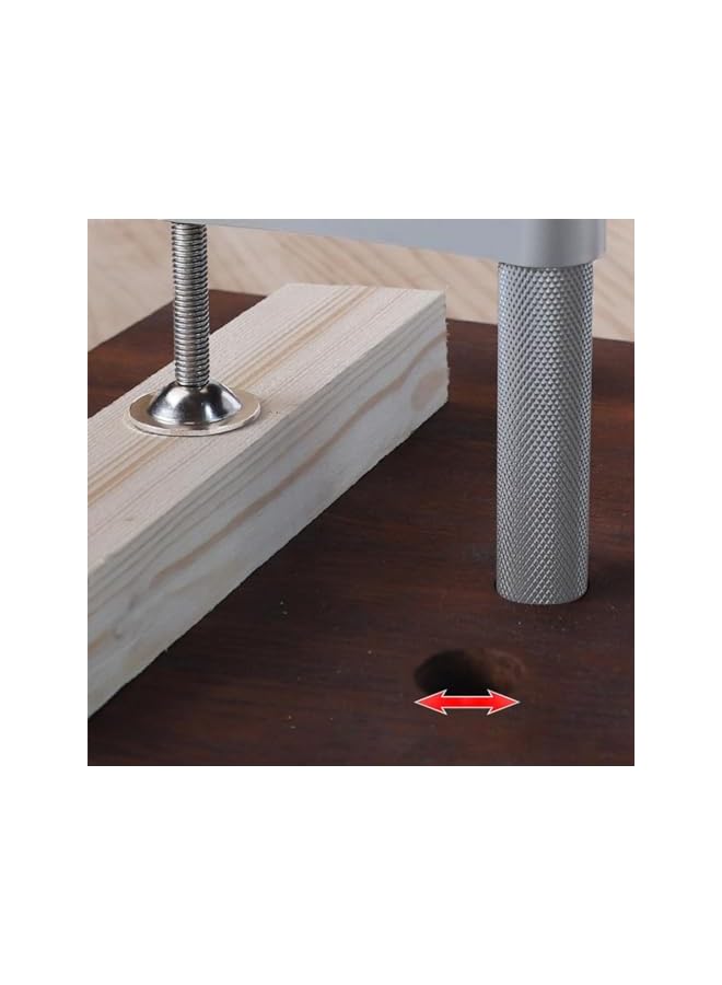 promass Bench Dog Clamps, 3/4 Inch Hold Fast Dog Hole Clamp for Woodworking, Adjustable Aluminum Alloy Quick Acting Dog Clamp for MFT Table, Hold Down Clamps - 2 Pack (20mm) - Image 4