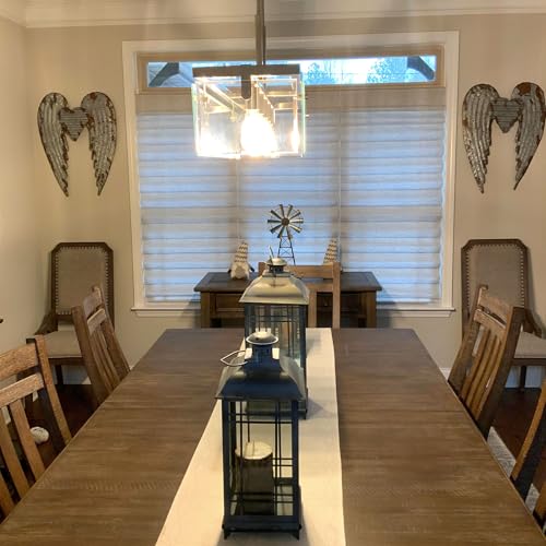 Zeckos Set of 2 Distressed Antique White Angel Wing Wall Sculptures - Perfect Decoration for Nursery, Bedroom, Living Room - Each 11 Inches High - Easy Mounting - Image 4