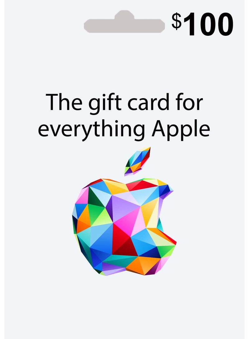 Apple Gift Card US $100 Digital Code | Apple Account Credit for App Store & Digital Purchases