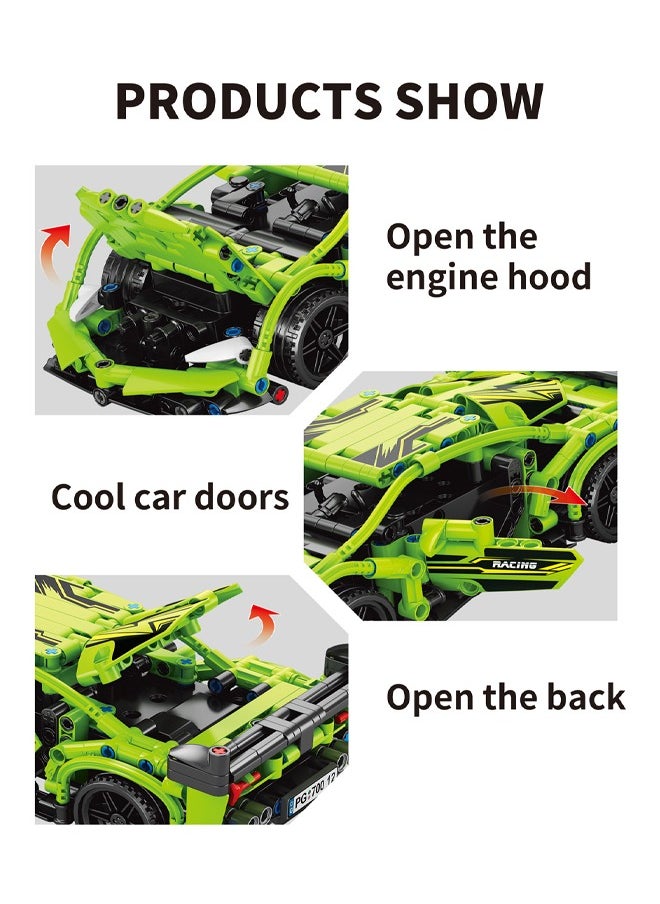 Generic 70012D Remote control car model Building Toy Set (428 Pieces) 6+ Years  - Image 5
