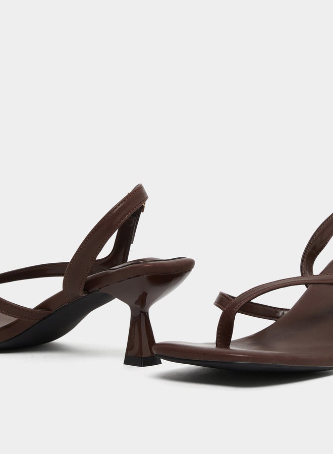 ستايلي صندل ثونغ بكعب قطة - Image 3